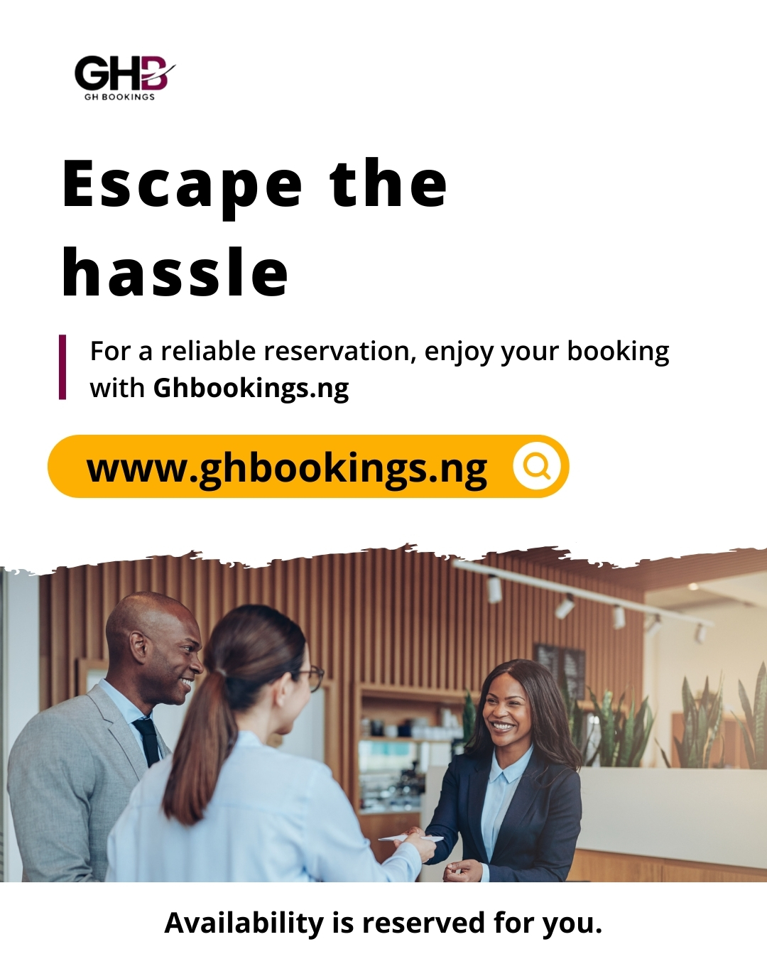 Instant confirmation of Booking
